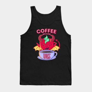 Demonic Coffee brew Tank Top